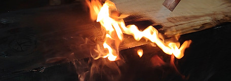 carbonized wood, shou sugi ban, heat treated wood