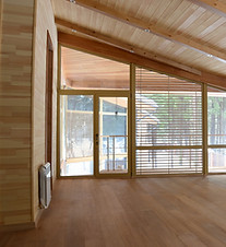 Solid wood structure for interior, housing and frame