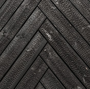 Black wood, carbonized wood