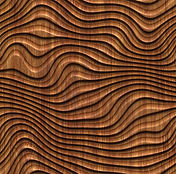 Embossing wood decoration