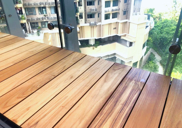 wood deck balcony
