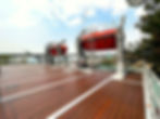 Outdoor deck, marine timber