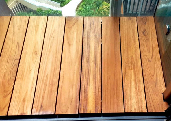 wood deck balcony