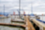 dock with wood deck walkway
