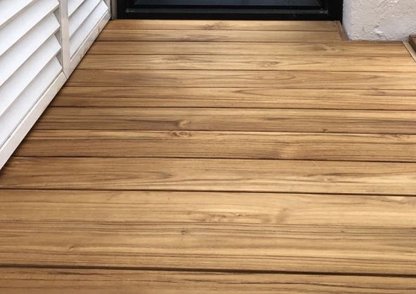 wood deck balcony