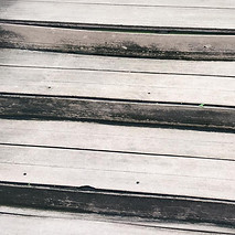 WPC composite flooring in poor condition