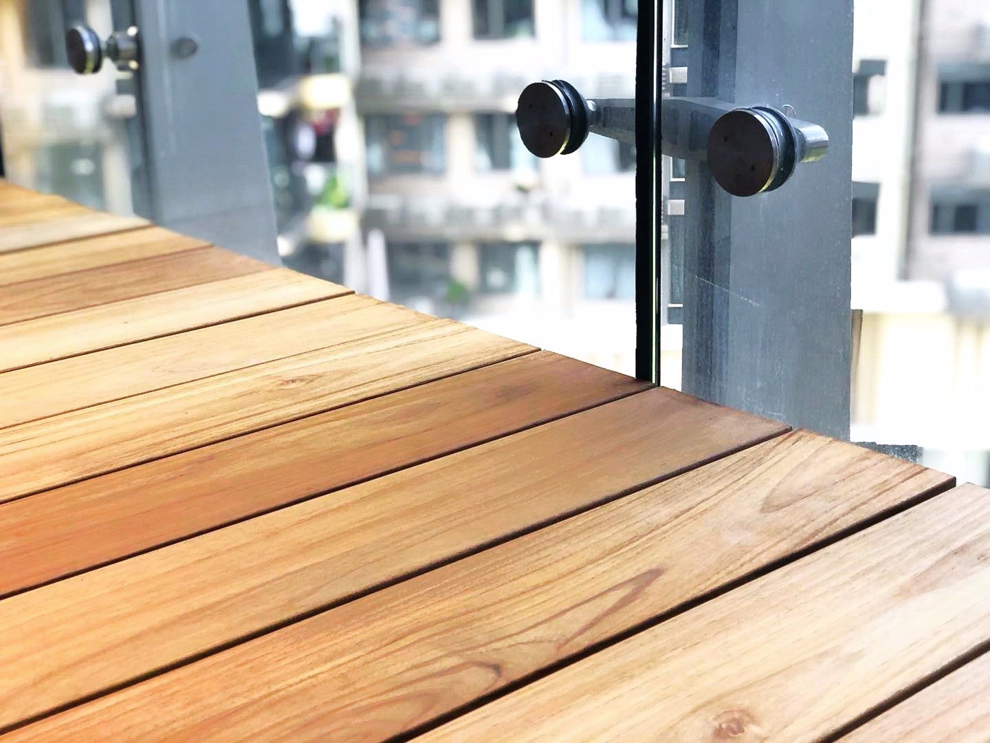teak wood deck