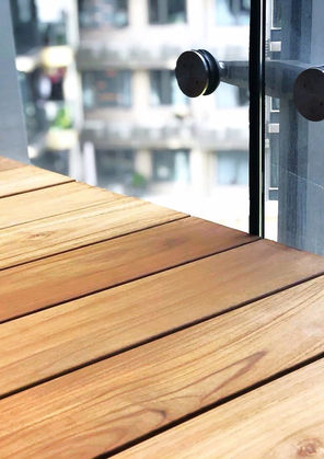 wood deck balcony