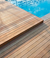 ipe decking, pool side