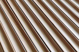 Fluted panel feature wall