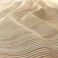 Wooden feature wall