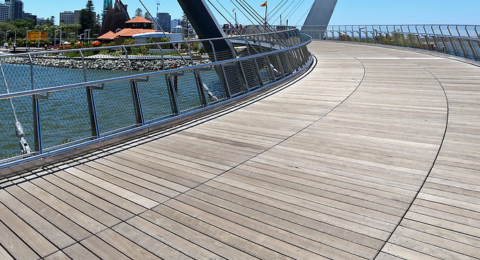 dock renovation with wood, water repellent wood