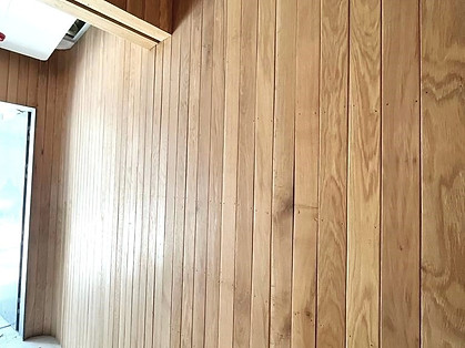 Oak wood wall panel