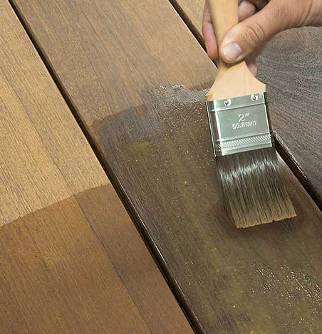 Coating for wood deck