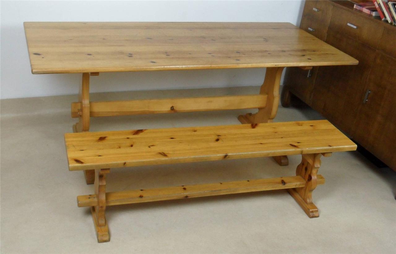 pine bench for dining table